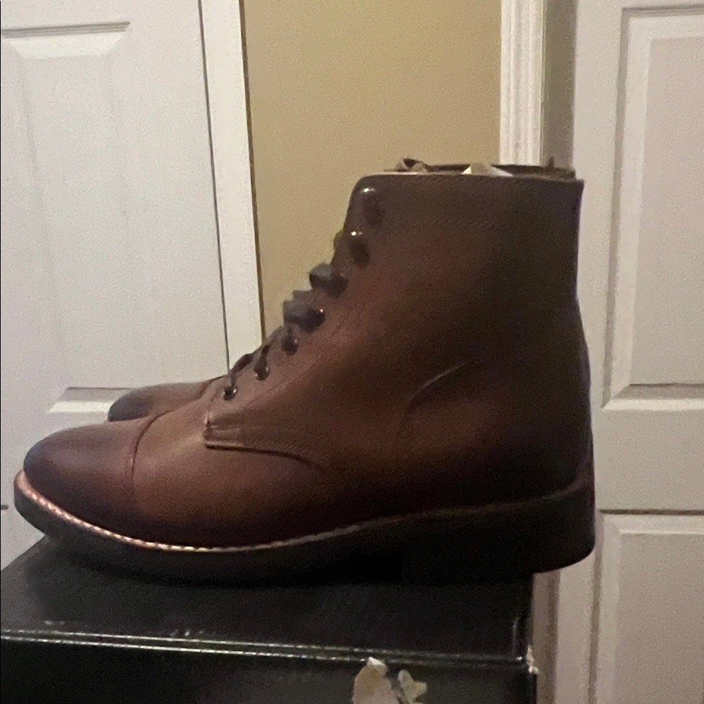 Men's Brown Captain Boot - Picture 3 of 4